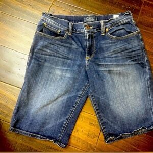 Lucky Brand Blue Denim Bermuda Shorts